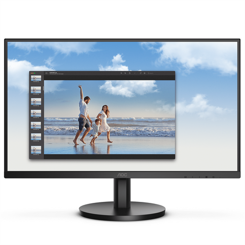 AOC 3-SIDED FRAMELESS LED 21.5” 22B3HM (4ms, 75Hz, VA Panel, FHD (1920x1080), Adaptive Sync, Low Blue light, Flicker free, Adjustments: Tilt