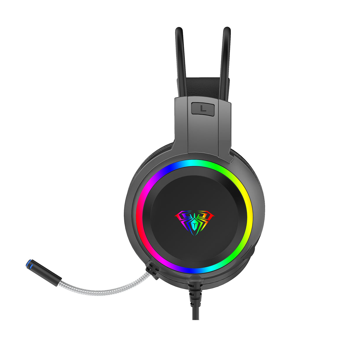 AULA S608 gaming headset left side view