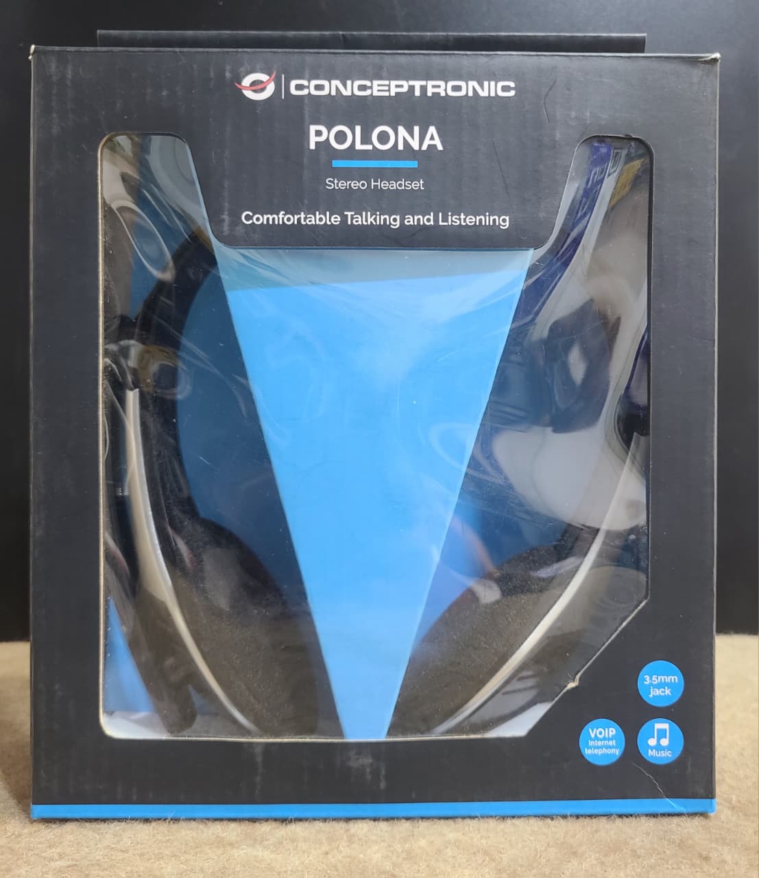 Conceptronic Polona stereo headset box