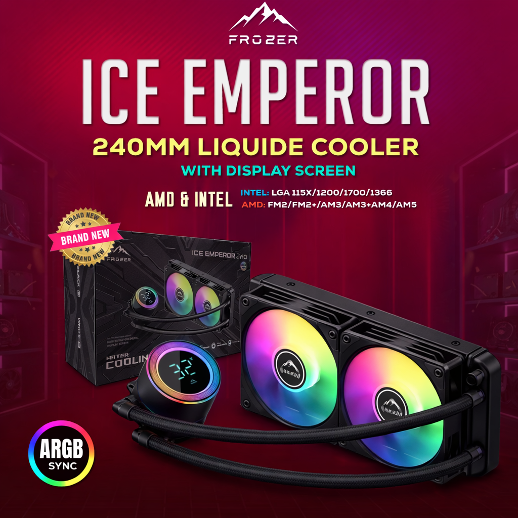 FROZER ICE-Emperor 240mm Liquid Cooler Black