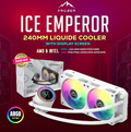 FROZER ICE-Emperor 240mm Liquid Cooler White