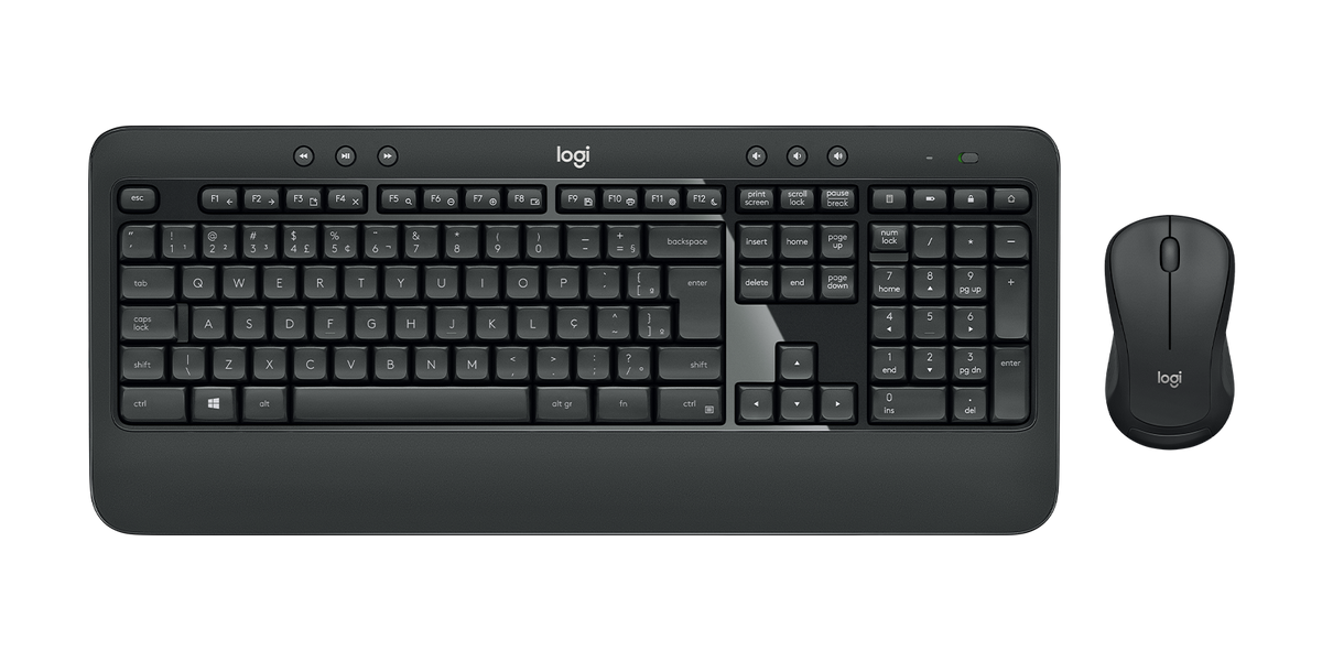 Logitech MK540 Advanced full-size keyboard and ambidextrous mouse