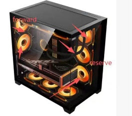 FROZER Signature PC Case Black with 5 Infinity Fans