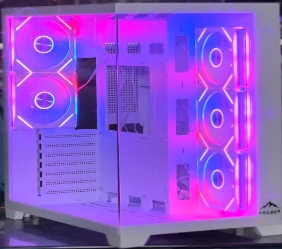 FROZER Signature PC Case White with 5 Infinity Fans