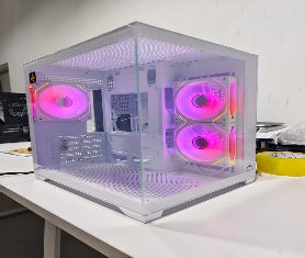 FROZER TANK-100 PC Case White with 3 Infinity Fans