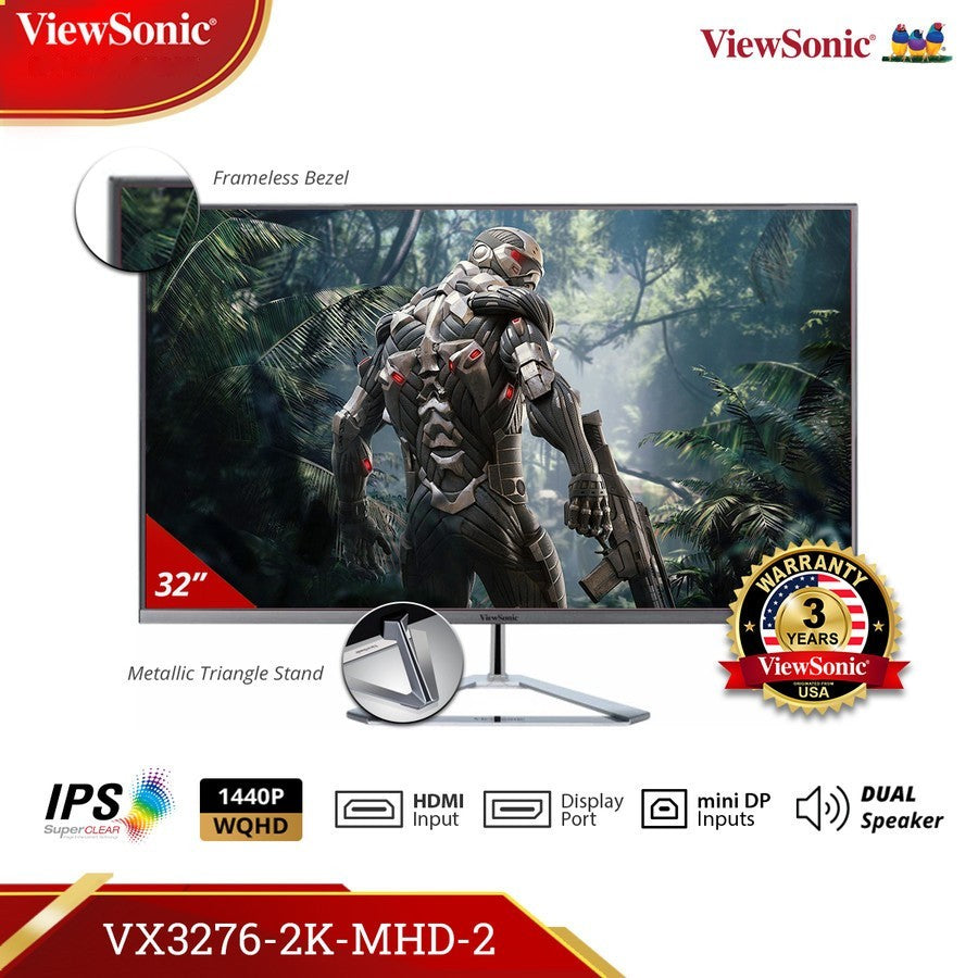 ViewSonic VX3276-2K-MHD-2 monitor