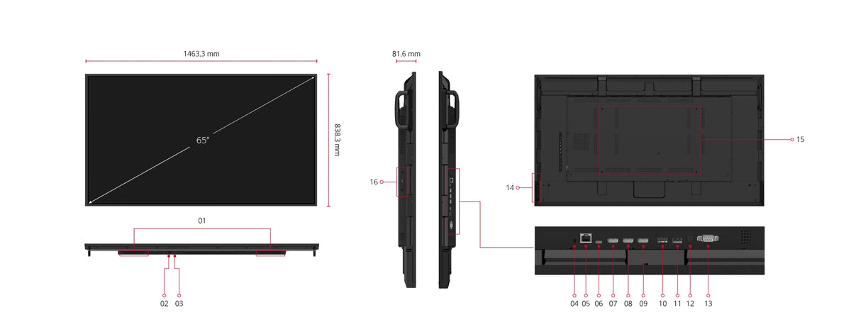 ViewSonic CDE6514-2C commercial display